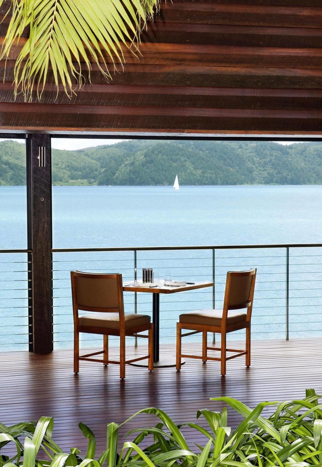 Hotel Qualia Isla Hamilton Restaurante foto